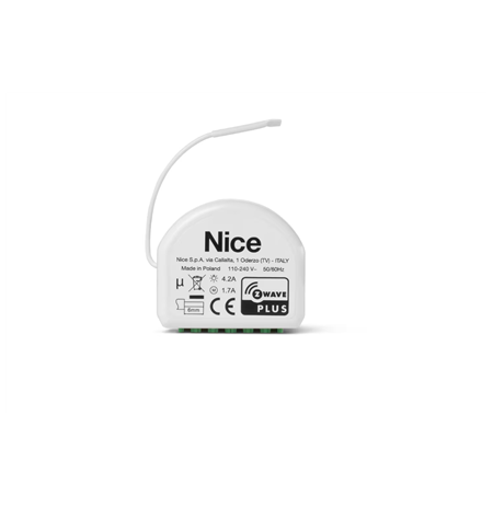 Fibaro Nice Dry Contact ON/OFF Relay Module | FGS-214 EU SingleSmart-Control