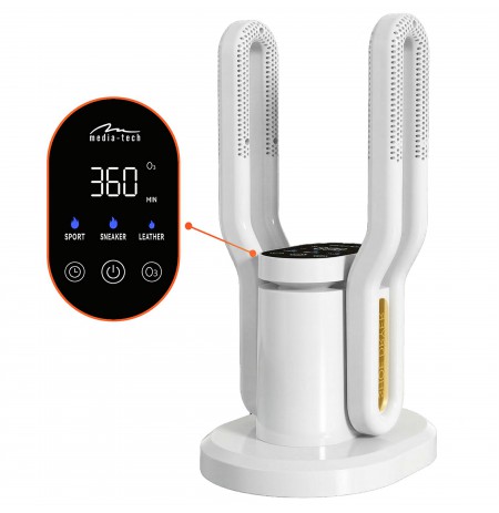 Media-Tech MT6539W Shoe Dryer Ozone Pro+, White