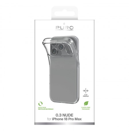 Apple iPhone 18 Pro Max Cover 0.3 Nude by Puro Transparent