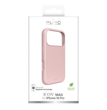 Apple iPhone 18 Pro Cover "ICON" Magsafe by Puro Pink