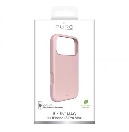 Apple iPhone 18 Pro Max Cover "ICON" Magsafe by Puro Pink