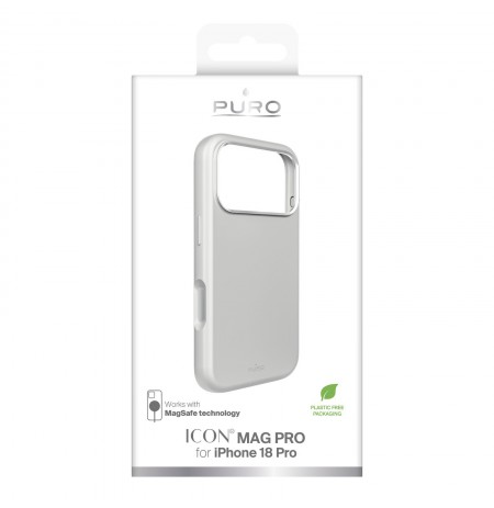 Apple iPhone 18 Pro Cover "ICON" Magsafe by Puro Silver