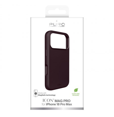 Apple iPhone 18 Pro Max Cover "ICON" Magsafe by Puro Bordeaux