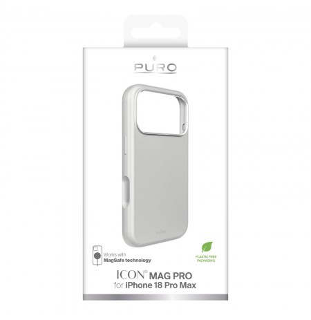 Apple iPhone 18 Pro Max Cover "ICON" Magsafe by Puro Silver