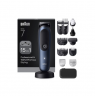 Braun Hair Trimmer | All-in-One Series 7 AIO7580 | Cordless | Wet & Dry | Number of length steps 14 | Blue/Black