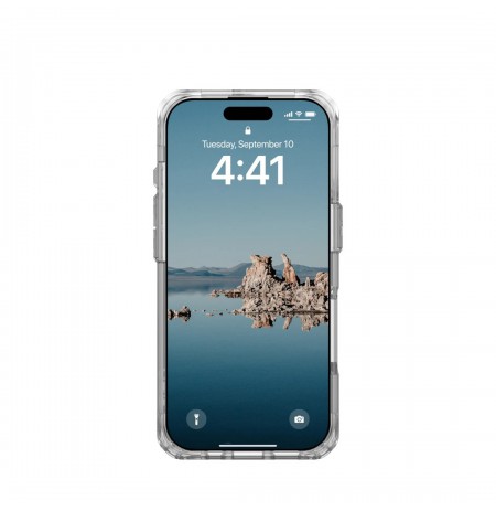 Urban Armor Gear Plyo mobile phone case 16 cm (6.3") Cover Silver, Transparent