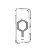 Urban Armor Gear Plyo mobile phone case 16 cm (6.3") Cover Silver, Transparent