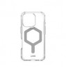 Urban Armor Gear Plyo mobile phone case 16 cm (6.3") Cover Silver, Transparent