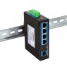 LogiLink NS204 network switch Unmanaged Gigabit Ethernet (10/100/1000) Black