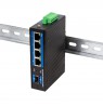 LogiLink NS204 network switch Unmanaged Gigabit Ethernet (10/100/1000) Black