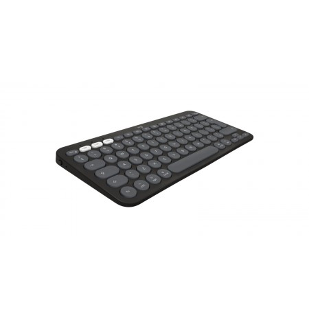 Logitech Pebble 2 Combo for Mac Keyboard Included Mouse RF Wireless + Bluetooth QWERTY US International Graphite