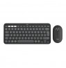 Logitech Pebble 2 Combo for Mac Keyboard Included Mouse RF Wireless + Bluetooth QWERTY US International Graphite