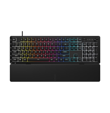 CORSAIR SKIFF 100 PLUS Wired RGB Membrane Gaming Keyboard, 10-Zoned RGB LED