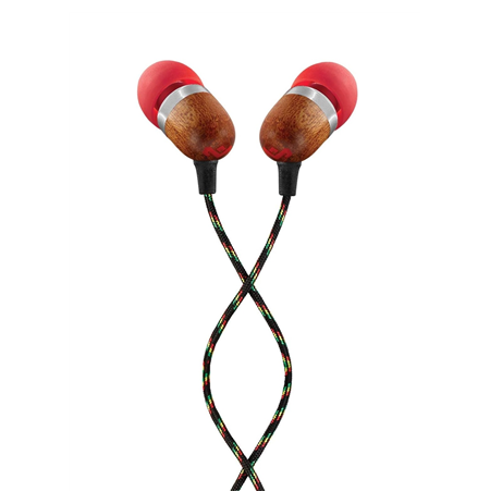 Marley | Earbuds | Smile Jamaica | Wired | In-ear | Microphone | Red
