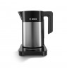 Bosch TWK7203 electric kettle 1.7 L 1850 W Black, Stainless steel