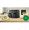Bosch Serie 4 MAFD440B7 fryer Double 9 L 2500 W Hot air fryer Black