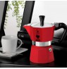 BIALETTI Moka Express 3-cup coffee maker 5466 - red