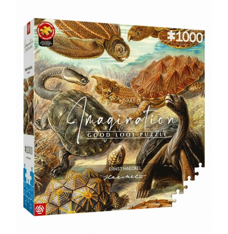 Puzzle Good Loot Imagination: Ernst Haeckel Chelonia - Sea Turtles, 1000 pieces