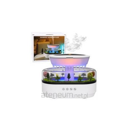 Air humidifier aroma diffuser rain effect LED light