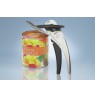 GEFU CANDO Mechanical tin opener Black, Stainless steel