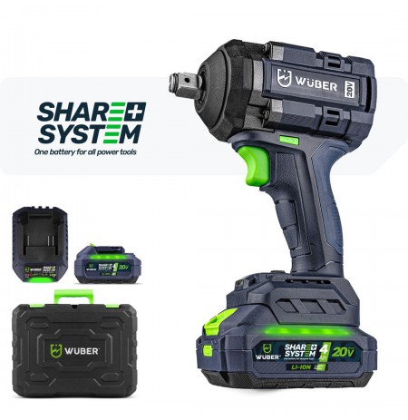 WUBER W04604 brushless cordless impact wrench 20V