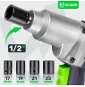 WUBER W33250 electric impact wrench 800 Nm 1/2" for wheels with case