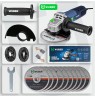 WUBER W27477 angle grinder 125mm 850W + 10 discs