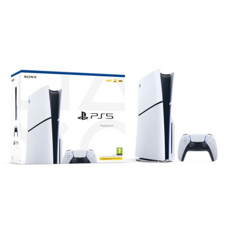 Sony PlayStation 5 Slim Žaidimų konsolė, Disc Drive Edition, 1TB SSD, Balta