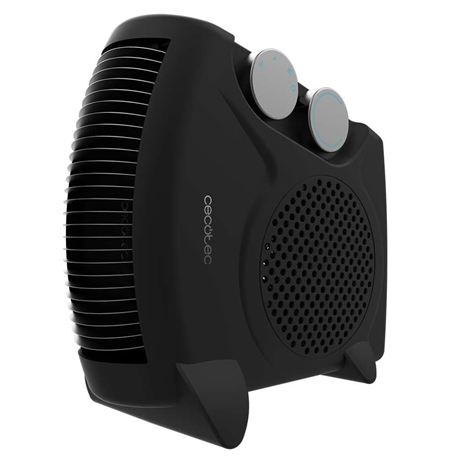 Cecotec ReadyWarm 2000 Max Dual Black | Fan heater | 2000 W | Number of power levels 3 | Suitable for rooms up to 20 m² | Black