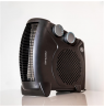 Cecotec ReadyWarm 2000 Max Dual Black | Fan heater | 2000 W | Number of power levels 3 | Suitable for rooms up to 20 m² | Black