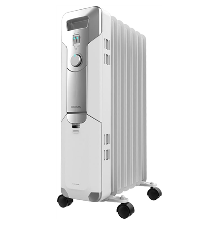Cecotec ReadyWarm 7000 Space | Oil Radiator | 1500 W | Number of power levels 3 | Suitable for rooms up to 15 m² | White