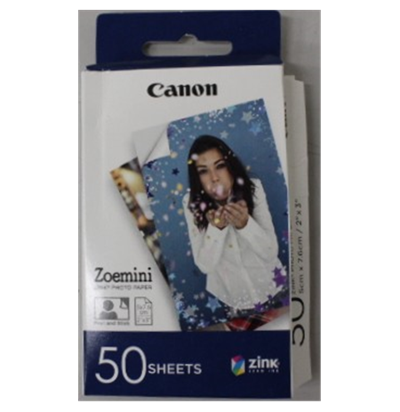 SALE OUT. | 50 sheets | ZP-2030 | Photo Paper | White | 5 x 7.6 cm | DAMAGED PACKAGING