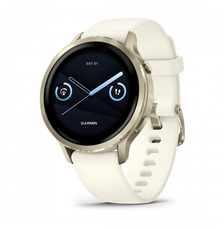 Garmin Venu 4 3.05 cm (1.2") AMOLED 41 mm Digital 390 x 390 pixels Touchscreen Gold Wi-Fi GPS (satellite)