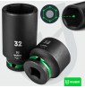 1/2" 35-piece long impact socket set hex WUBER