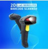 Qoltec 50856 Wireless barcode scanner 1D 2D | 2.4GHz