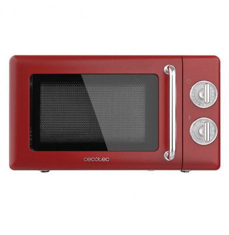 Cecotec 01710 microwave Red, Stainless steel Grill microwave Countertop 20 L 700 W