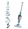 Black & Decker BHSM166DSM steam cleaner Steam mop 0.5 L 1600 W Aqua colour, White