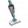 Black & Decker BHSM166DSM steam cleaner Steam mop 0.5 L 1600 W Aqua colour, White