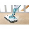 Black & Decker BHSM166DSM steam cleaner Steam mop 0.5 L 1600 W Aqua colour, White