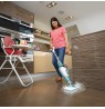 Black & Decker BHSM166DSM steam cleaner Steam mop 0.5 L 1600 W Aqua colour, White