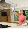 Black & Decker BHSM166DSM steam cleaner Steam mop 0.5 L 1600 W Aqua colour, White