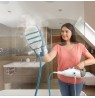Black & Decker BHSM166DSM steam cleaner Steam mop 0.5 L 1600 W Aqua colour, White