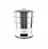 TEFAL Steamer Pot | VC502D10 | 0.7 L | Number of programs 8 | White/Stainless Steel