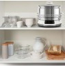 TEFAL Steamer Pot | VC502D10 | 0.7 L | Number of programs 8 | White/Stainless Steel