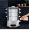 TEFAL Steamer Pot | VC502D10 | 0.7 L | Number of programs 8 | White/Stainless Steel