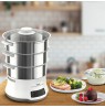 TEFAL Steamer Pot | VC502D10 | 0.7 L | Number of programs 8 | White/Stainless Steel