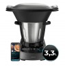 Cecotec 04341 food processor 1600 W 3.3 L Black, Stainless steel Built-in scales