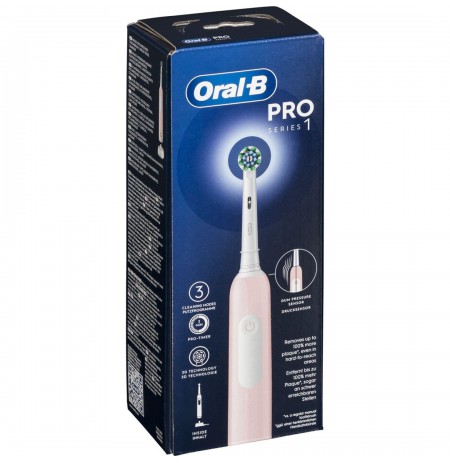 Electric toothbrush Oral-B Pro Series 1 CrossAction Pink