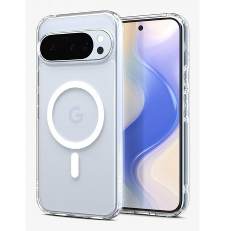 Spigen ACS09702 mobile phone case 16 cm (6.3") Cover Transparent, White