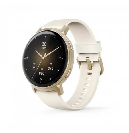 Hama 00178641 smartwatch / sport watch 3.35 cm (1.32") AMOLED 43 mm Analog 466 x 466 pixels Touchscreen Gold GPS (satellite)